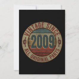 CONVITE PEÇA VINTAGE DESDE 2009 TODAS AS PARTES ORIGINAIS