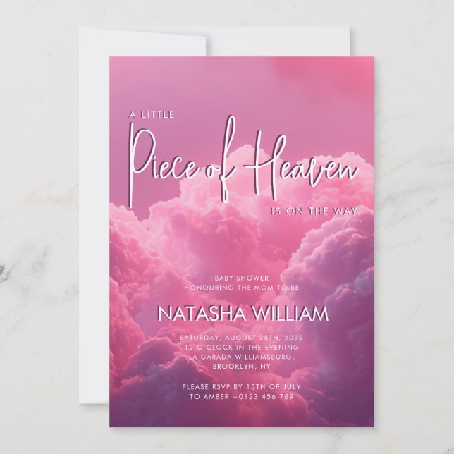 Convite Pedaço do Céu está no caminho da Magia Sonhadora (Frente)