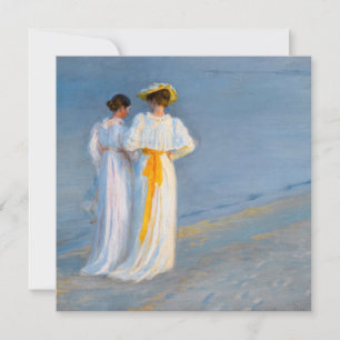 Convite Peder Severin Kroyer - Anna Ancher & Marie Kroyer