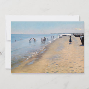 Convite Peder Severin Kroyer - Dia de Verão em Skagen Beac