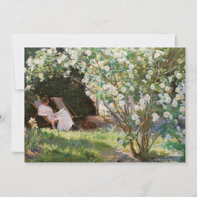 Convite Peder Severin Kroyer - Rosas (Frente)