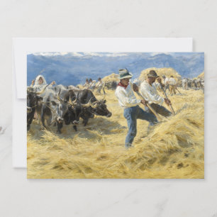 Convite Peder Severin Kroyer - Threshing in the Abruzzi