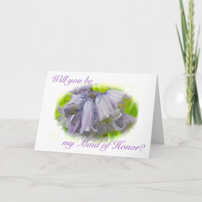 Convite Pedido de Dama de Honra (Frente)