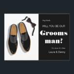 Convite Pedido de Padrinho de casamento de Calçados de arc<br><div class="desc">Uma maneira moderna de pedir às caras para estarem na sua festa noiva. Perfeito para o Melhor Homem, Padrinho de casamento e muito mais.Concebida por Freepik (). () O cartão é fácil de personalizar com seu texto, fonte, cor da fonte e escolha de seis tipos de papel.() Não exatamente o...</div>