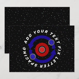 Convite Pedra Curling rolando como a órbita da Terra