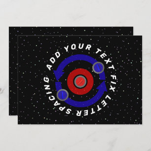 Convite Pedra de Curling rolando como a órbita da Terra