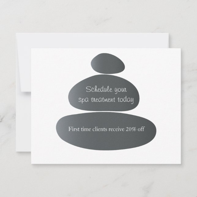 Convite Pedras de Massagem (Frente)