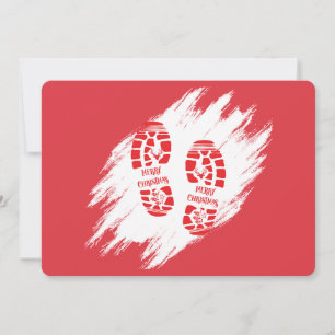 Convite Pegada do Papai Noel