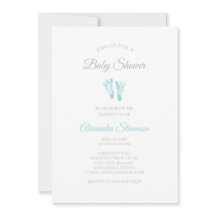 Pegadas azuis do Precioso de Rapazes Simples