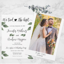 Pegamos o nó | Recepção de casamento de fotos