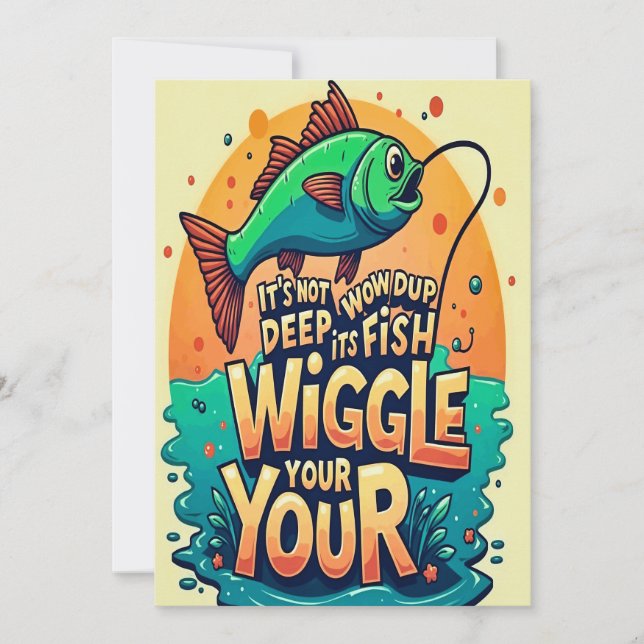 Convite Pegando a alegria em cada abanada (Frente)