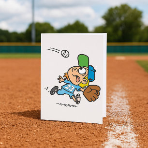 Convite Pegando Um Beisebol