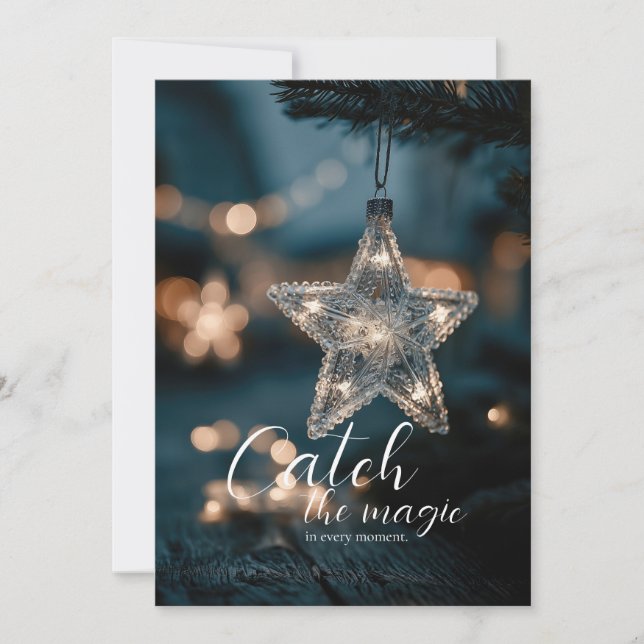 Convite Pegue a Estrela Mágica de Natal (Frente)