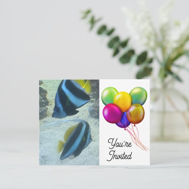 Convite Peixe (Em pé/Frente)