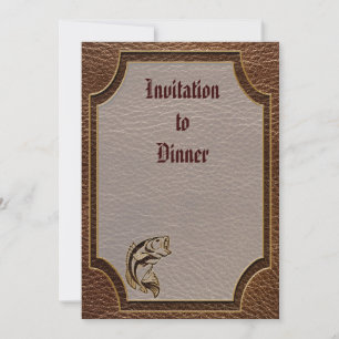 Convite Peixe De Leather