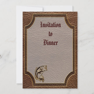 Convite Peixe De Leather