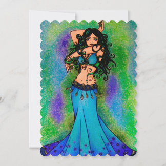 Convite Peixes Belly Dancer