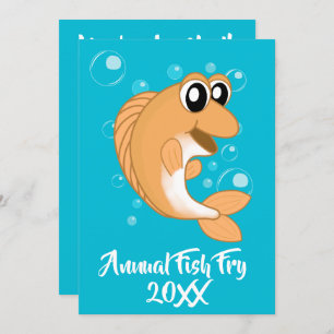 Convite Peixes fritos marisco Festa de fermento com peixe