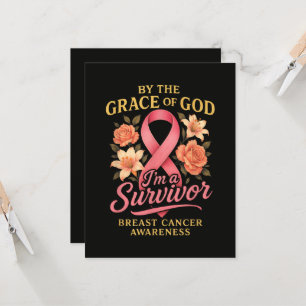 Convite Pela Graça de Deus Sobrevivente de Câncer de Mama 