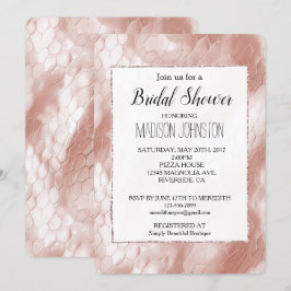 Convite Pele rosa Blush White Cobra