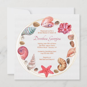 Convite Pelo Chá de panela Do Mar