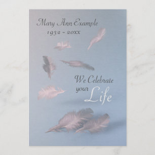 Convite Penas - Funeral Personalizado / Celebração da Vida