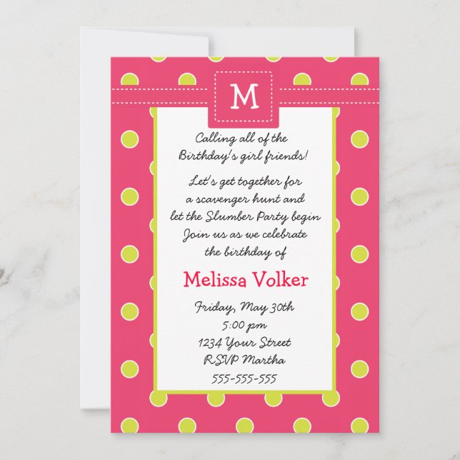 Convite Penelope (Frente)