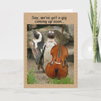 Convite Penguin Gig Invite