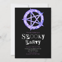 Pentagram Pagan Moderno Halloween Minimalista