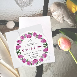 Convite Peônia. Convite