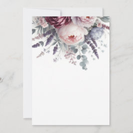 Convite Peônias e Lavandas