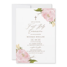 Pêonias Rosa de Água Primeira Comunhão Santa