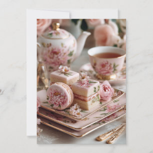 Convite Peony Blush Pétalas Rosa