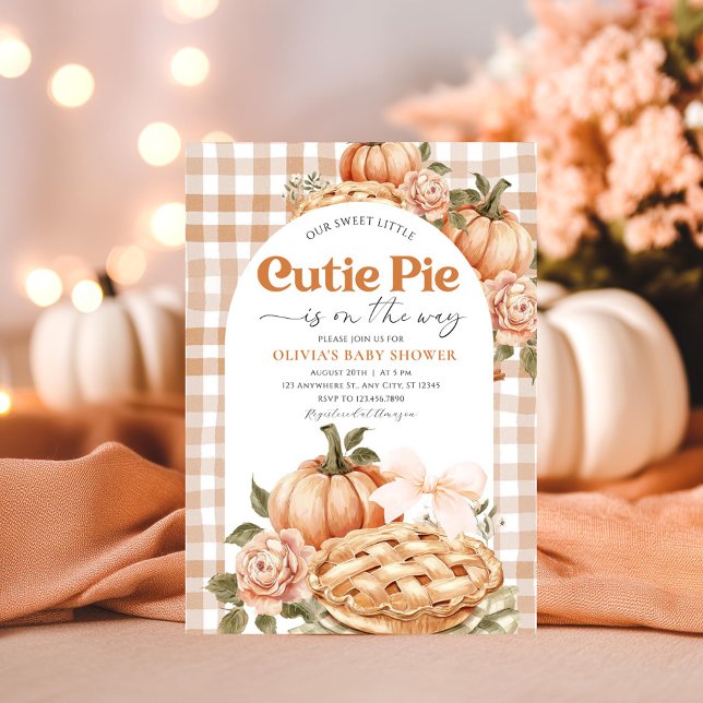 Convite Pequena Chá de fraldas de pizza russa (Criador carregado)