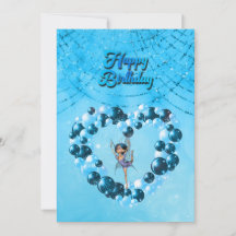 Pequena Fada Dançando para seu Brthday