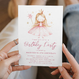 Convite Pequena Festa de aniversário da Princesa