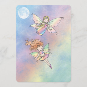 Convite Pequena Festa de aniversário de Fada Fácil Convide