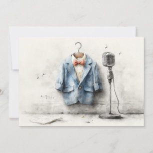 Convite Pequena Festa de primeiro aniversario de Cantor