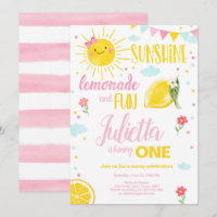 Pequena limonada rosada limão-de-sol