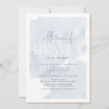 Pequena Paz do Chá de fraldas do Céu Azul do Céu