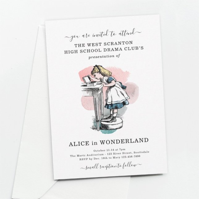 Convite Pequena peça teatral do ensino médio do Community  (Criador carregado)