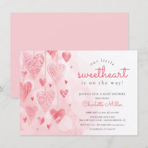 Convite Pequena querida, Chá de fraldas de Garotas do Cor