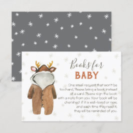 Convite Pequena Rena Livros de inverno de Natal para Bebê