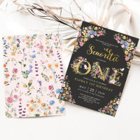 Pequena senhorita Fiesta primeiro aniversario de f