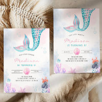 Pequena Sereia Submarina Aniversário