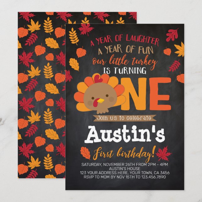 Convite Pequena Turquia (Frente/Verso)