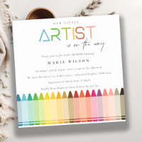 Pequeno Artista Bonito Crayon Diversão Chá de fral