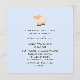 Convite Pequeno Batismo De Lâmpada