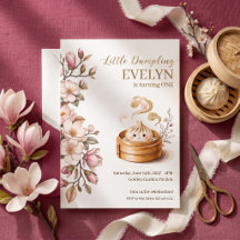 Pequeno Bolinho de Massa Magnólia Floral Menina 1º