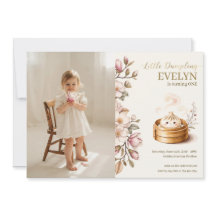 Pequeno Bolinho Floral Menina de 1º Aniversário Fo